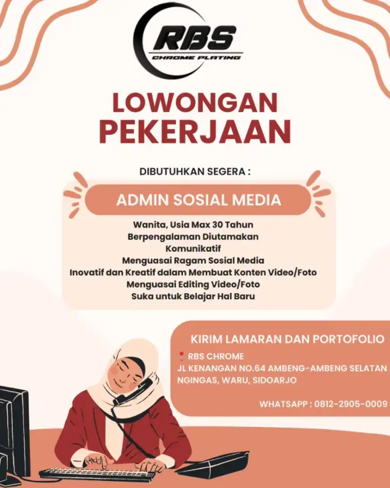 Lowomgan pekerjaan admin sosial media