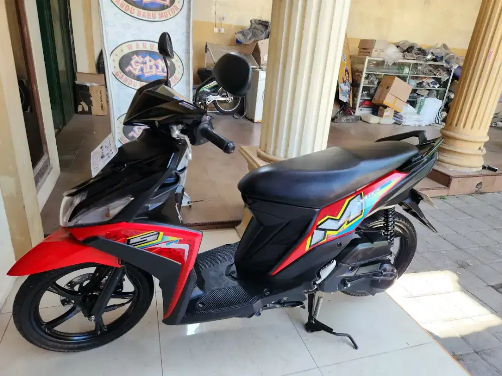 Mio 125 cw f1 hitam merah 2022 kredit dp300rb gbm