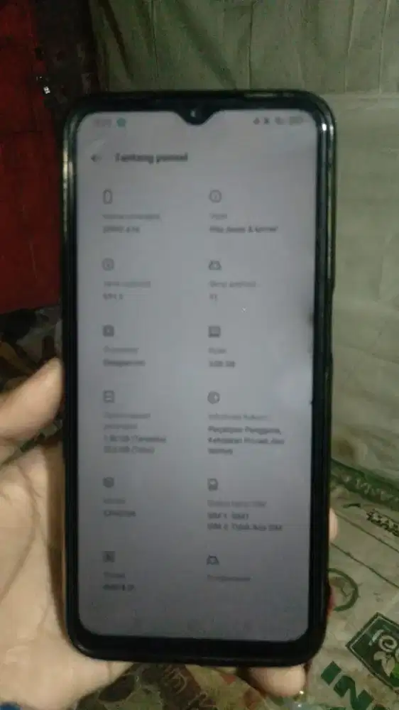 Jual hp Oppo a16 ram 3 32 no minus