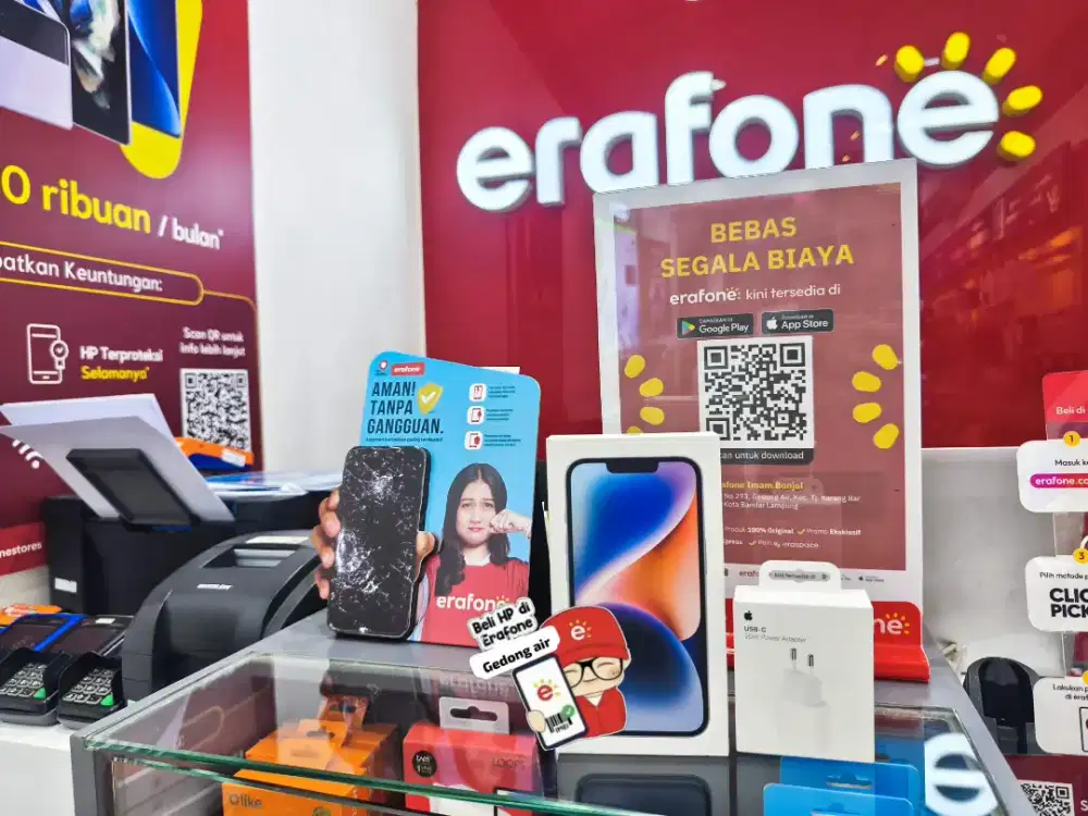 Promo terbatas iphone 14 128 basic free adaptor + voucher acc terbatas
