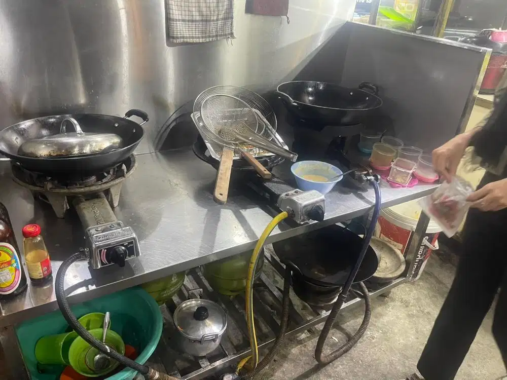 Dijual meja kompor stainlees