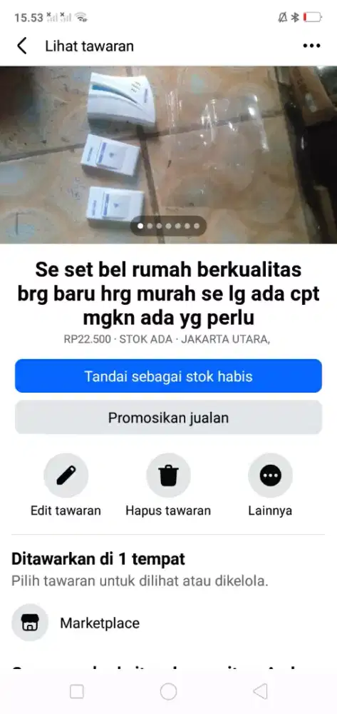 Se set alat bel rumah berkualitas brg baru hrg murah cpt dpt yah