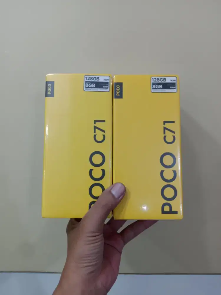 Fast respon WA Poco C71 4+4/128 Garansi resmi 15bln