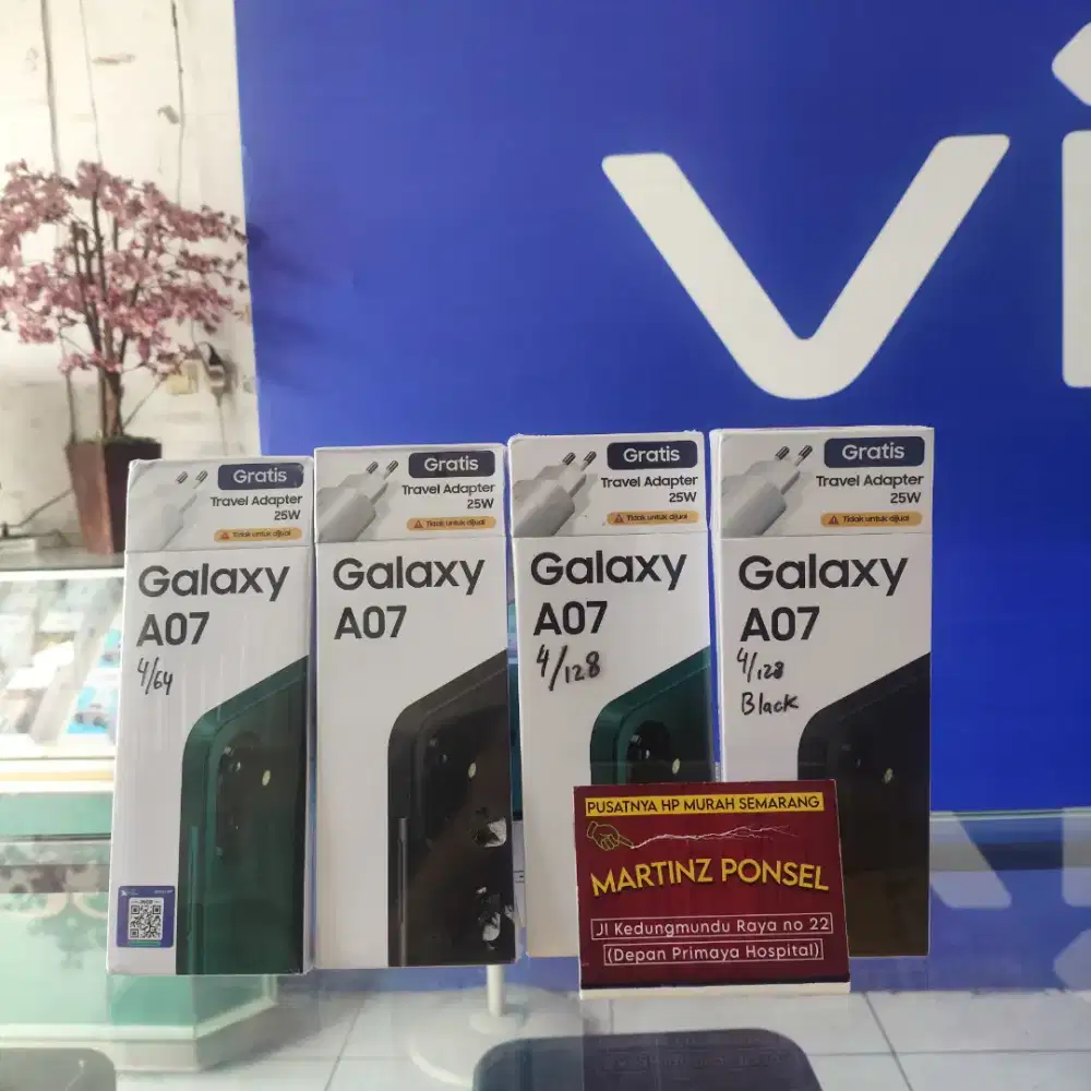 SAMSUNG A07 4/64 , 4/128 GB NEW