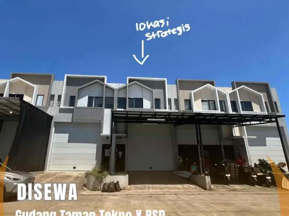DI SEWA Gudang Taman Tekno X BSD