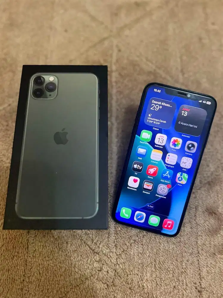Iphone 11 Pro Max 256gb Ibox Midnight Green Super Mulus