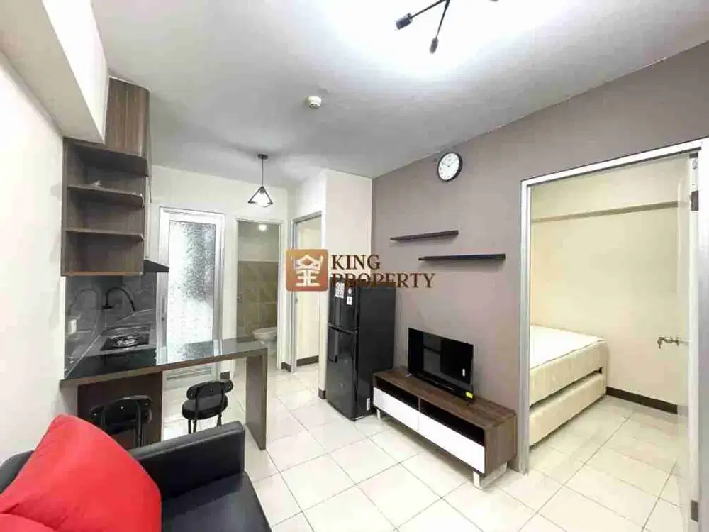 Full Furnish Interior Minimalis Best View Kota 2BR 35m2 Green Bay Pluit Greenbay