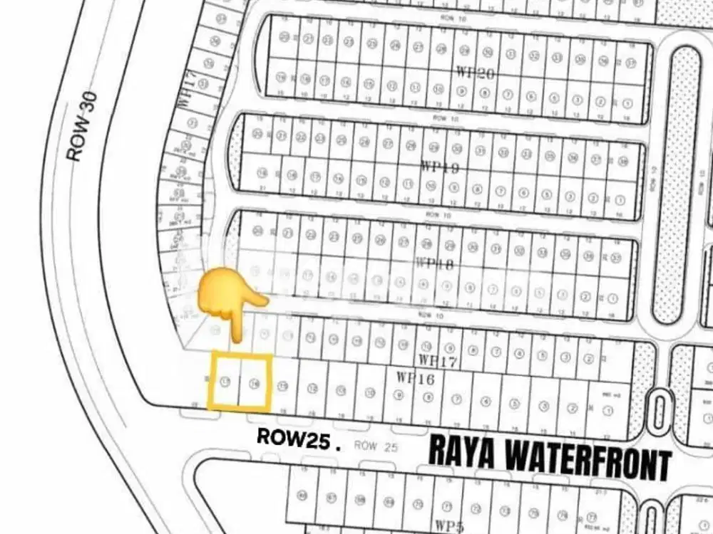 Dijual Kavling Tanah Main Road Waterfront Citraland Surabaya