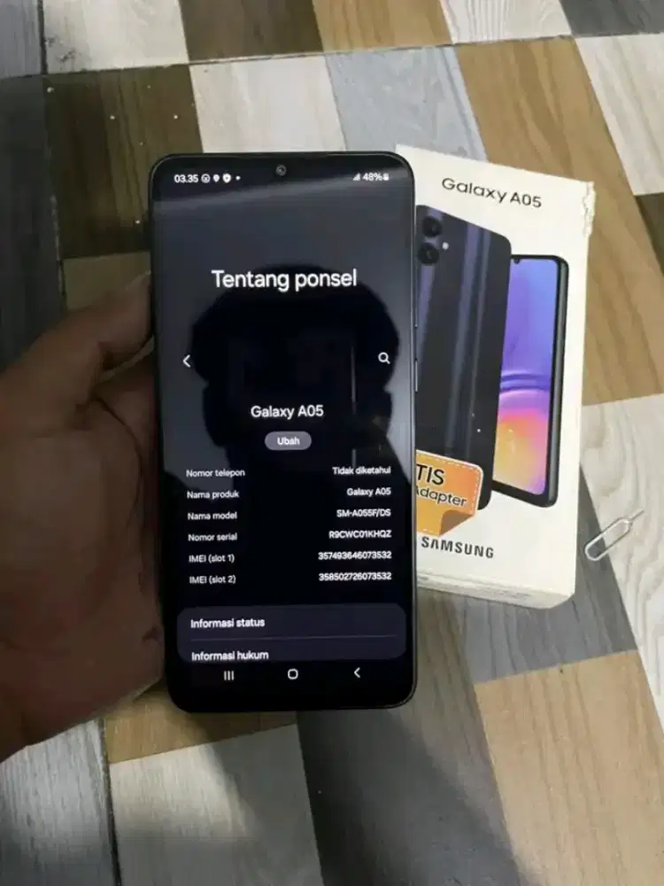 Samsung a05 ram 4/64 mulus rawatan