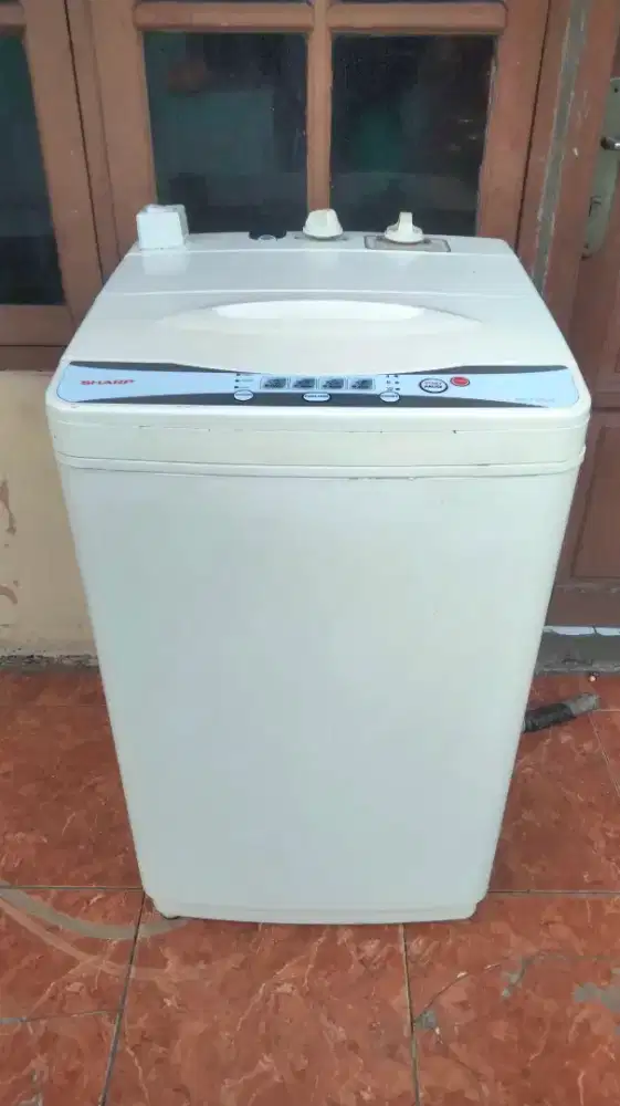 Jual mesin cuci 1 tabung sudah manual merk Sharp 8 kg