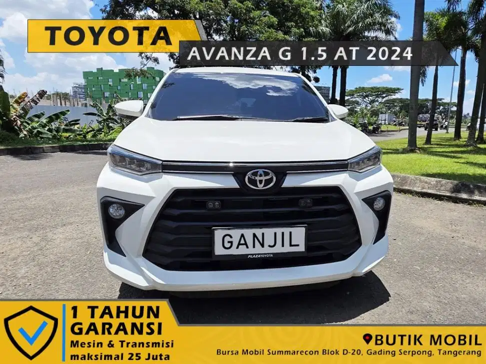 New Avanza G 1.5 AT 2024 Putih