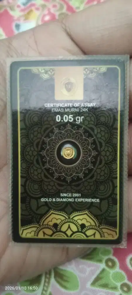 Minigold 0.05 gr black series