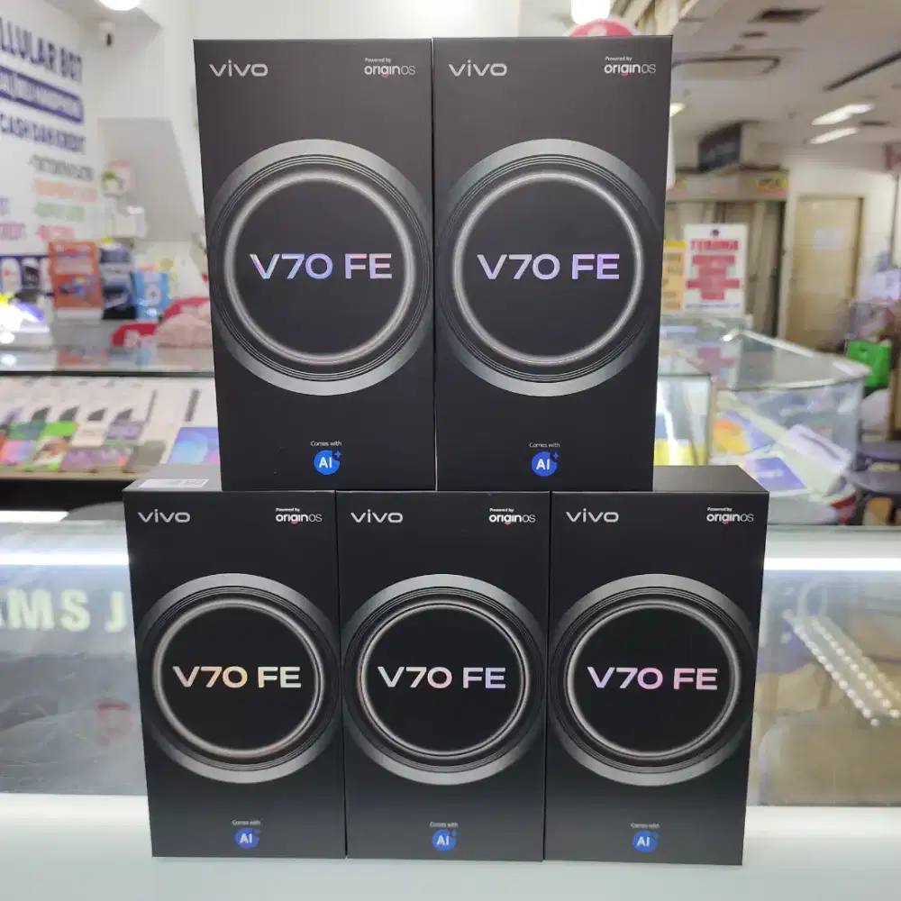 Vivo V70 Fe ram 8gb+8gb/256gb baru garansi resmi harga Promo