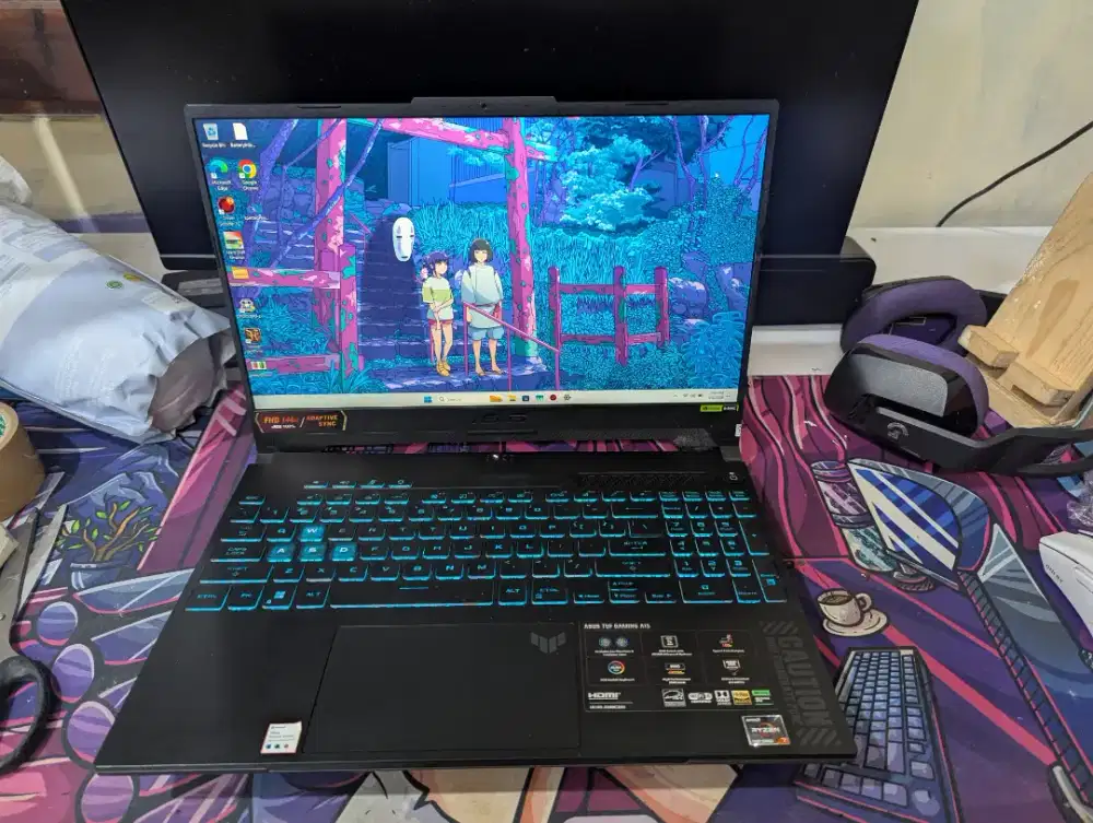 Laptop Gaming Asus Tuf A15 FA507NU AMD Ryzen 7735HS RTX 4050 VRAM 6GB