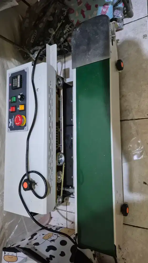 Mesin Continuous Band Sealer + Conveyor – Kondisi Sangat Bagus