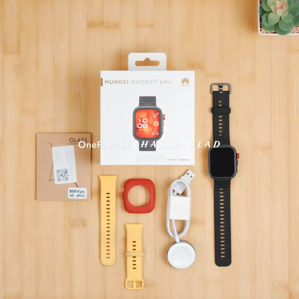 Huawei Watch Fit 4 Pro Black, Garansi aktif Fullset original