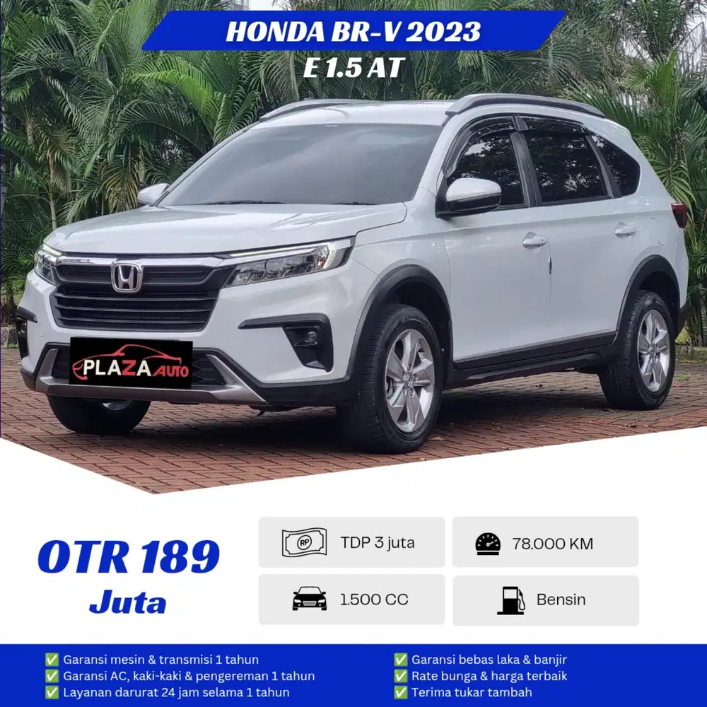 Honda BR-V 2023
E CVT 1.5 Automatic