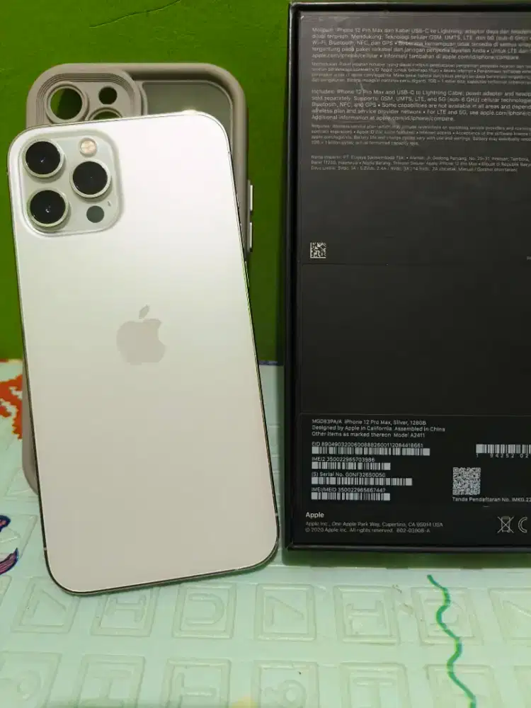 Iphone 12 Promax iBox fullset original semua normal mulus