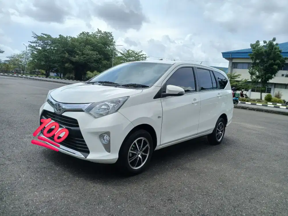 Toyota Calya 1.2 G - A/T metik tahun 2019 pemakaian warna putih
