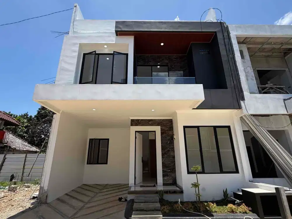 Modern Minimalis 3 Lantai Split Level Rooftop di Pamulang Dekat MRT