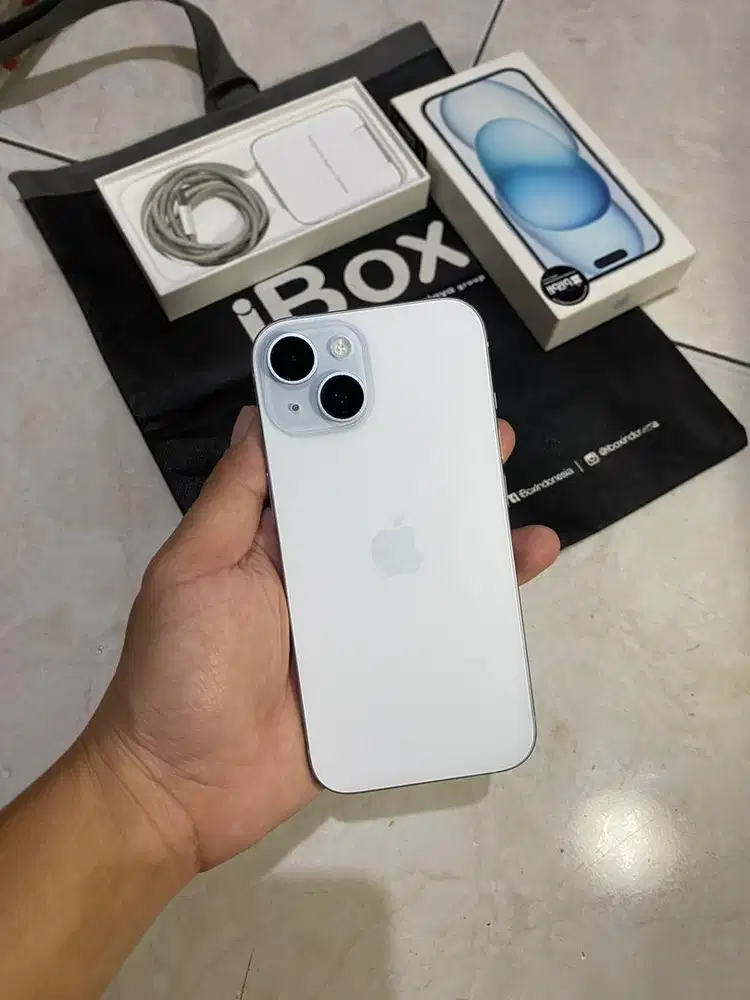 Iphone 15 Ibox 128gb blue Fullset