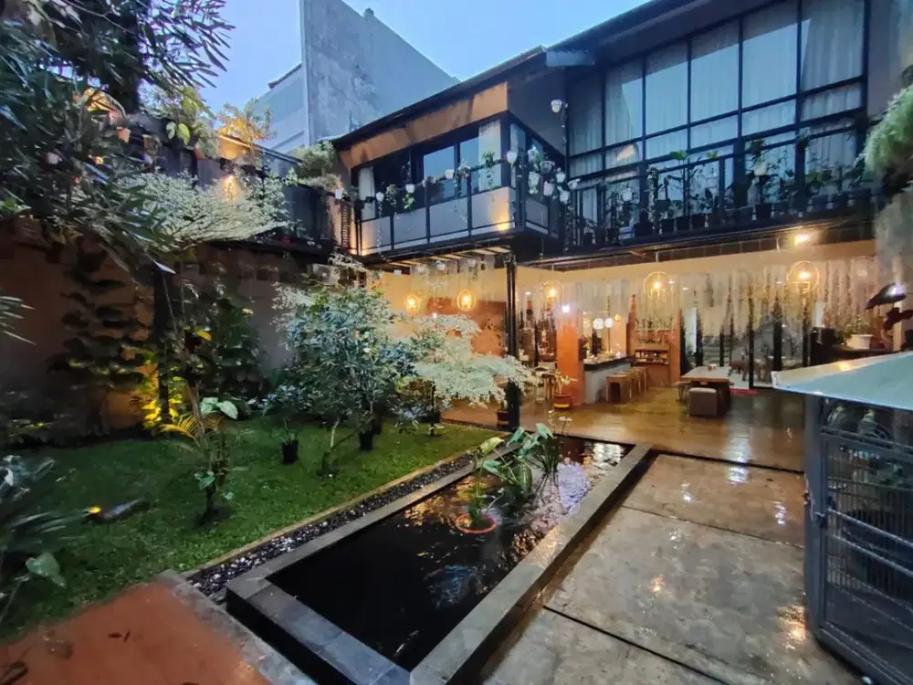 Rumah Lux Asri Modern Cipaku Bandung Full Furnished