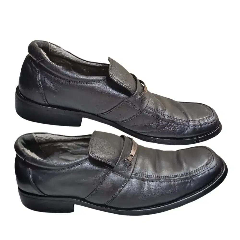 Sepatu keren kulit pantofel branded Pierre Cardin Original size 42