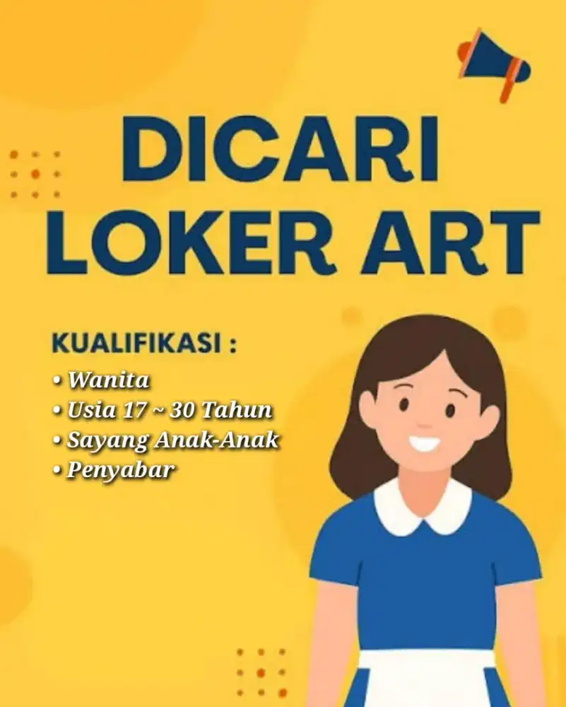 Loker ART serabutan Jaga Anak