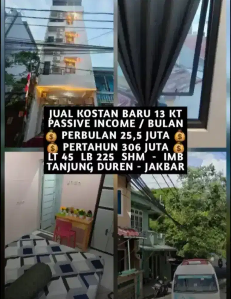 JUAL KOST KOSAN KOSTAN BARU TANJUNG DUREN GROGOL PETAMBURAN