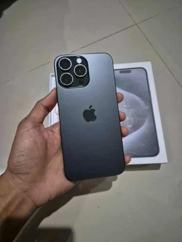 iphone 15 pro max 256gb black lengkap