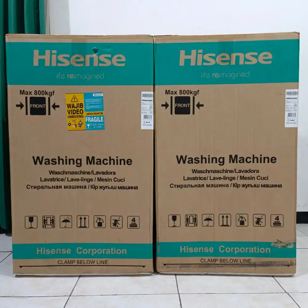 Hisense WT90F30 9kg Mesin Cuci 1 Tabung Teknologi AI Otomatis Top Load