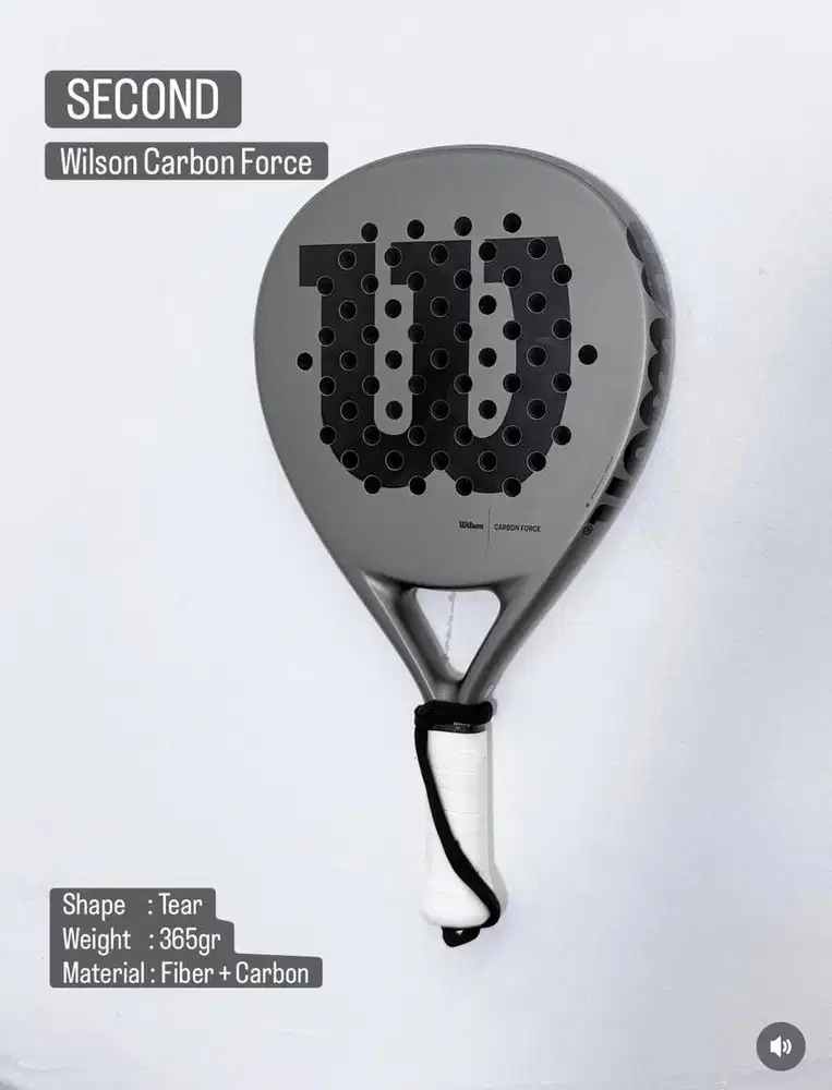 RAKET PADEL WILSON CARBON FORCE