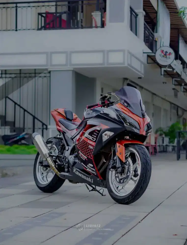 Ninja 250fi abs 2013 modifikasi ganteng