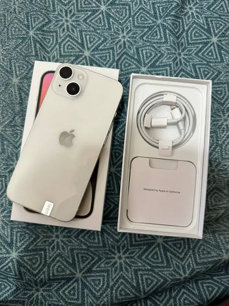 Iphone 14 128 Gb Putih All Operator Bh 100% Fullset Like New IOS 26