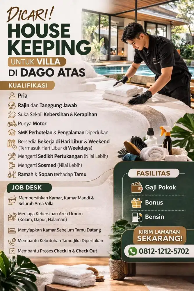 HOUSE KEEPING VILLA di DAGO