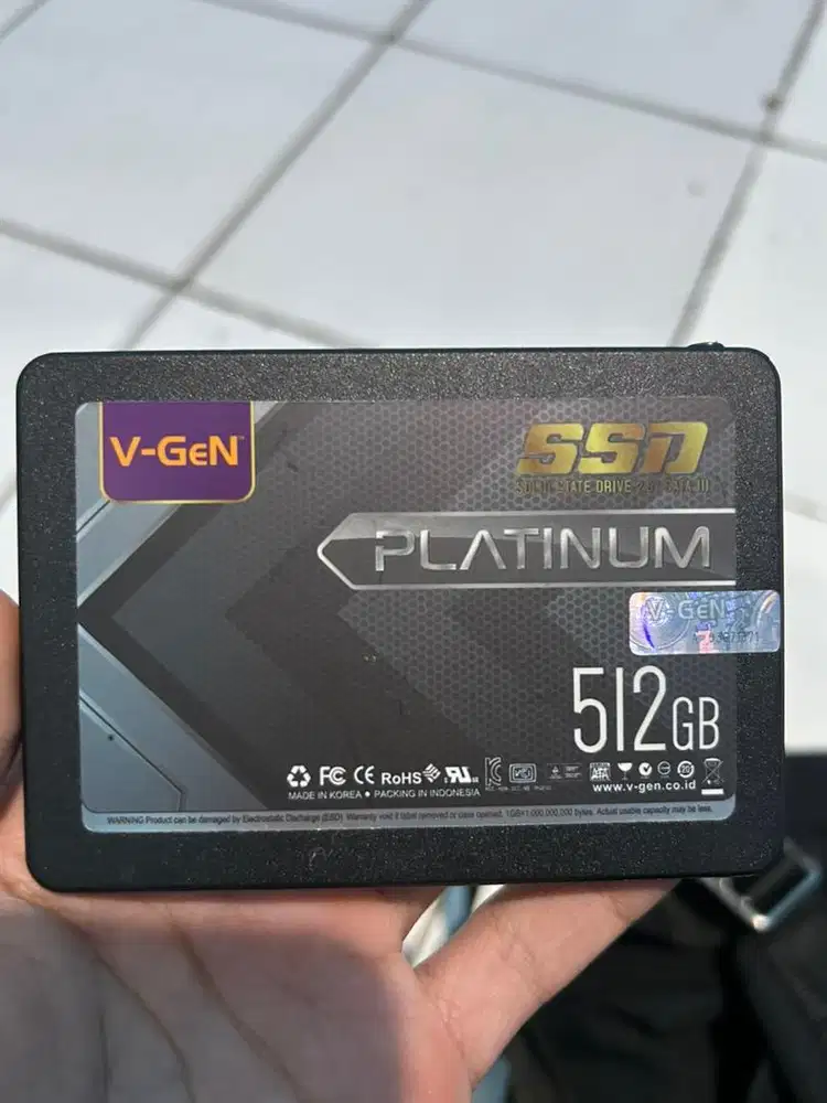 Ssd vgen 512 platinum