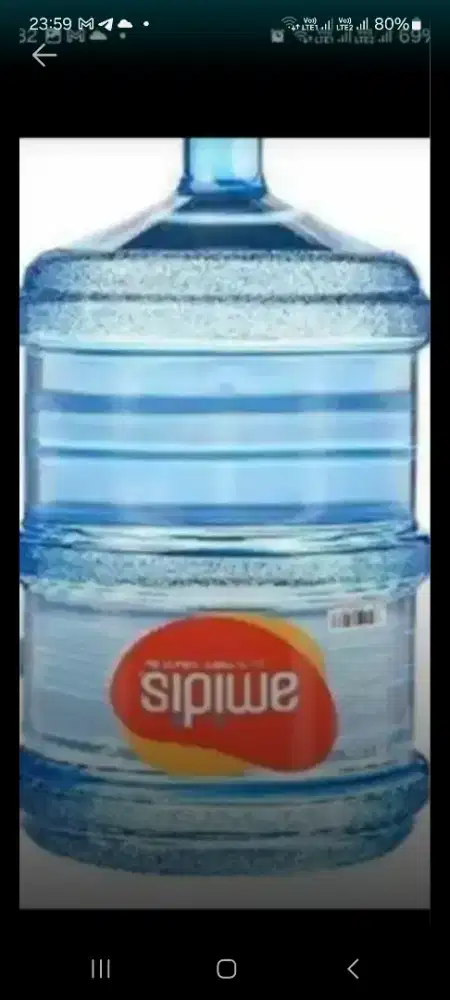 galon kosong amidis 3 buah Rp 75.000