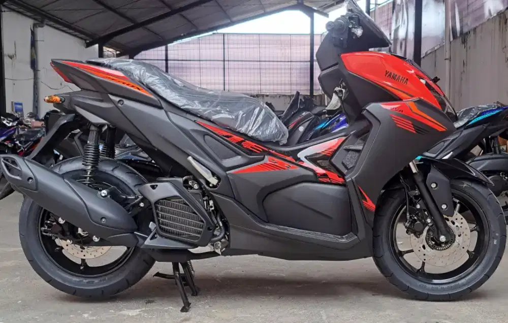 [ Motor Baru ] aerox alfha 155cc vva merah