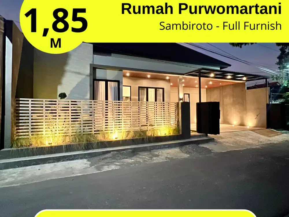 Rumah Murah Jogja, 10 m Jalan Utama - Utara Pamela 7 Sleman ; Full Furnish