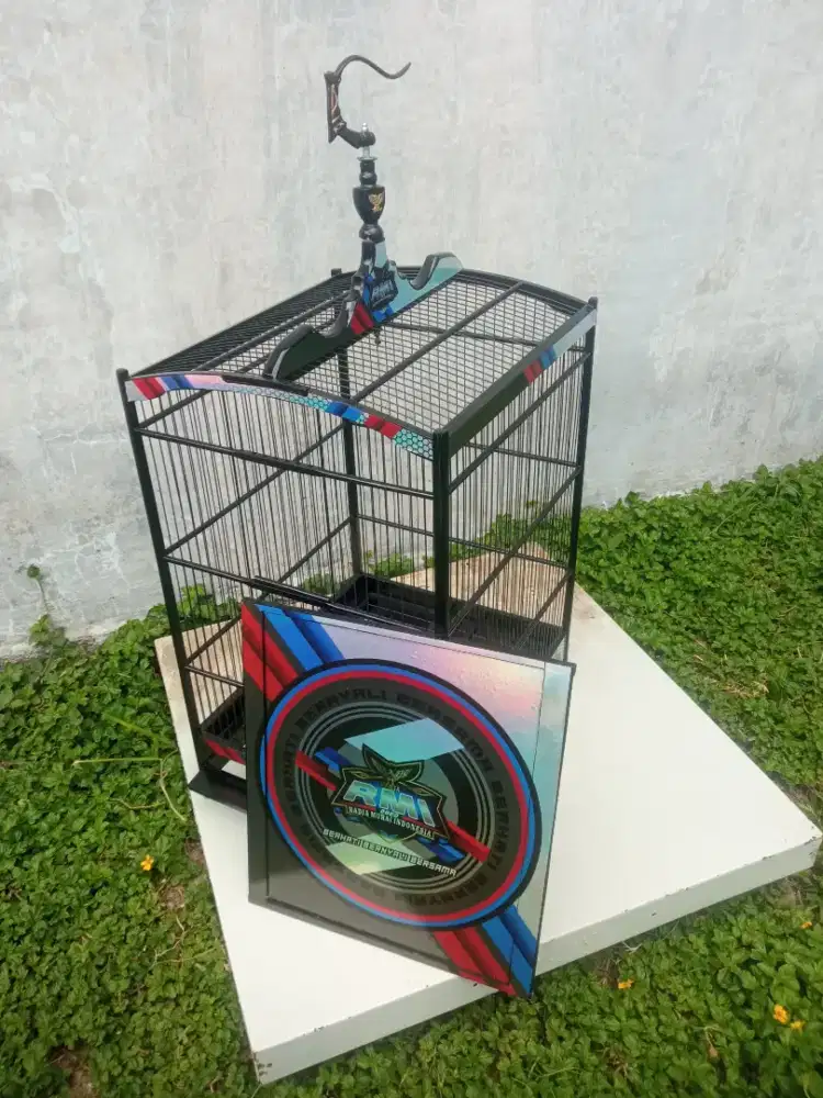 Sangkar burung decal
