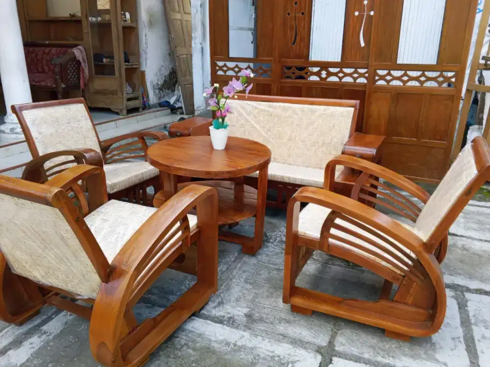 Jual kursi sedan lerer D Cirebonan jati lawasan