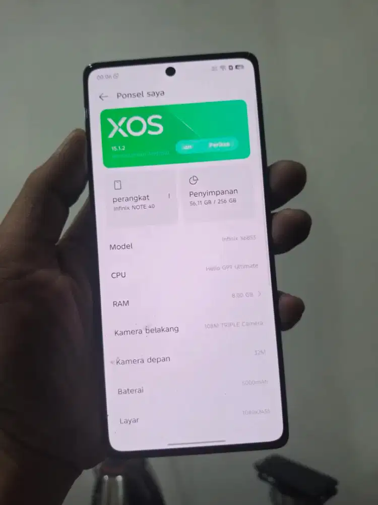 Infinix note 40 8/256 hp casan