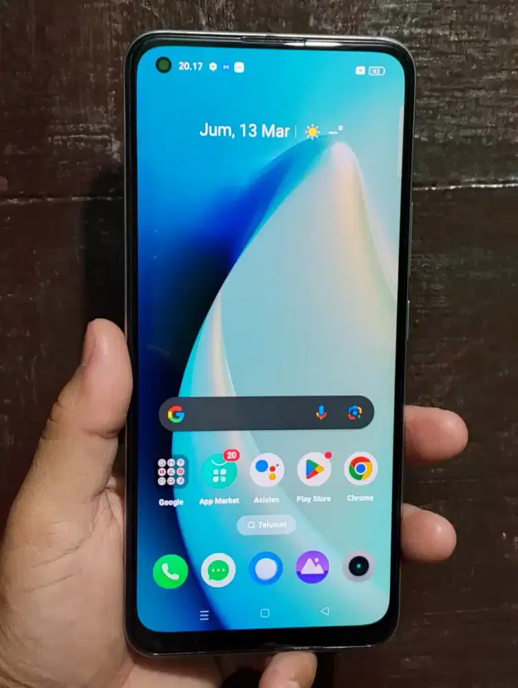 Realme 8 nfc sidik jari dilayar 8+8/128