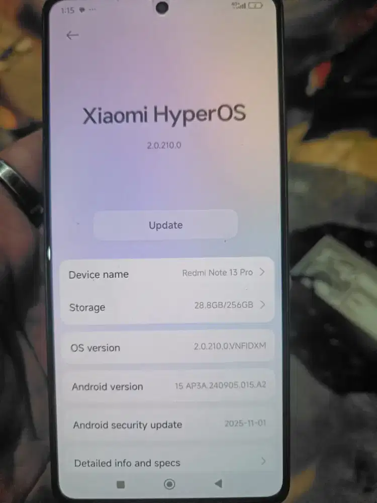 redmi note 13pro 256gb 4G fullset