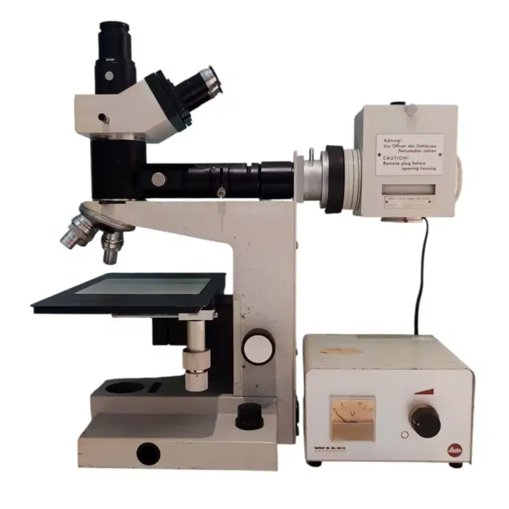 Mikroskop metalurgi Leica leitz Germany