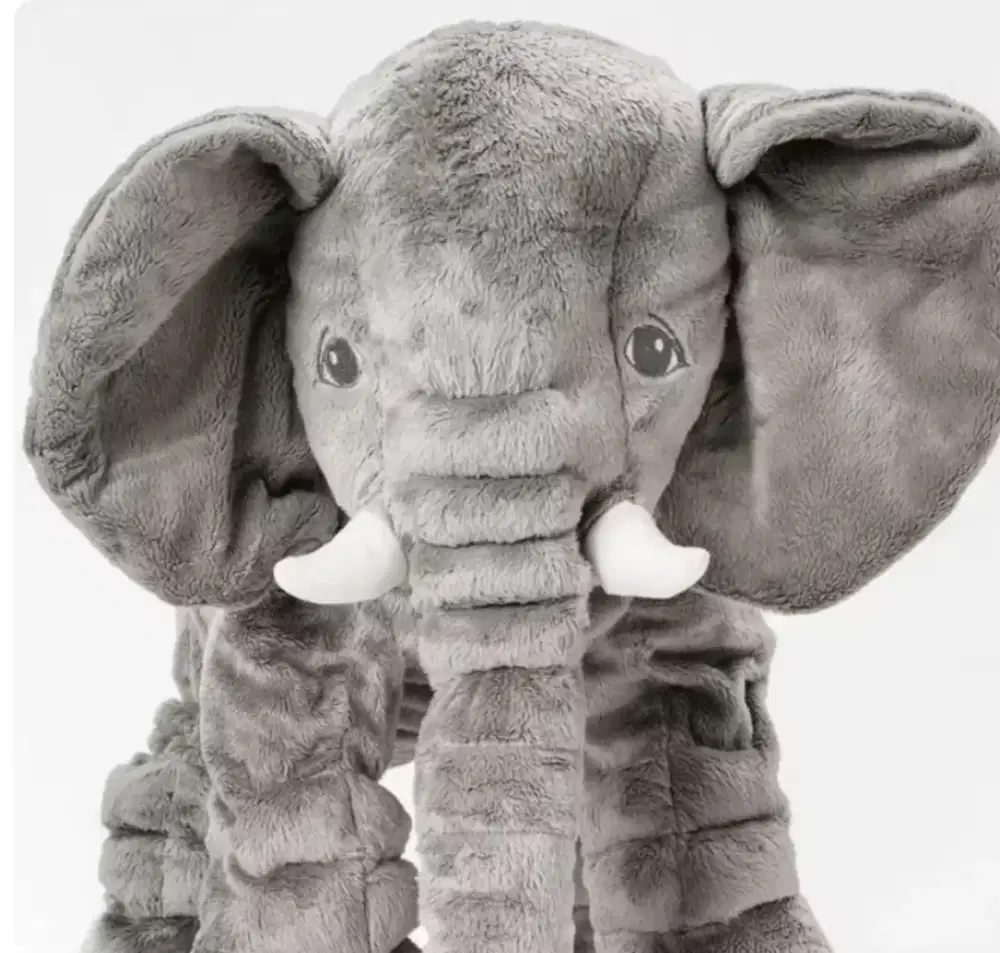 BONEKA LUCU GAJAH LEMBUT 60CM