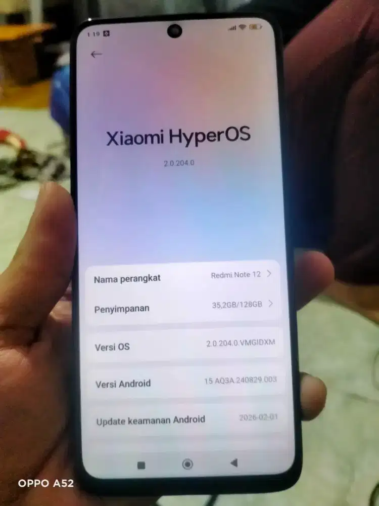 Xiaomi redmi note 12 8+8/128 nyari tt diatasny