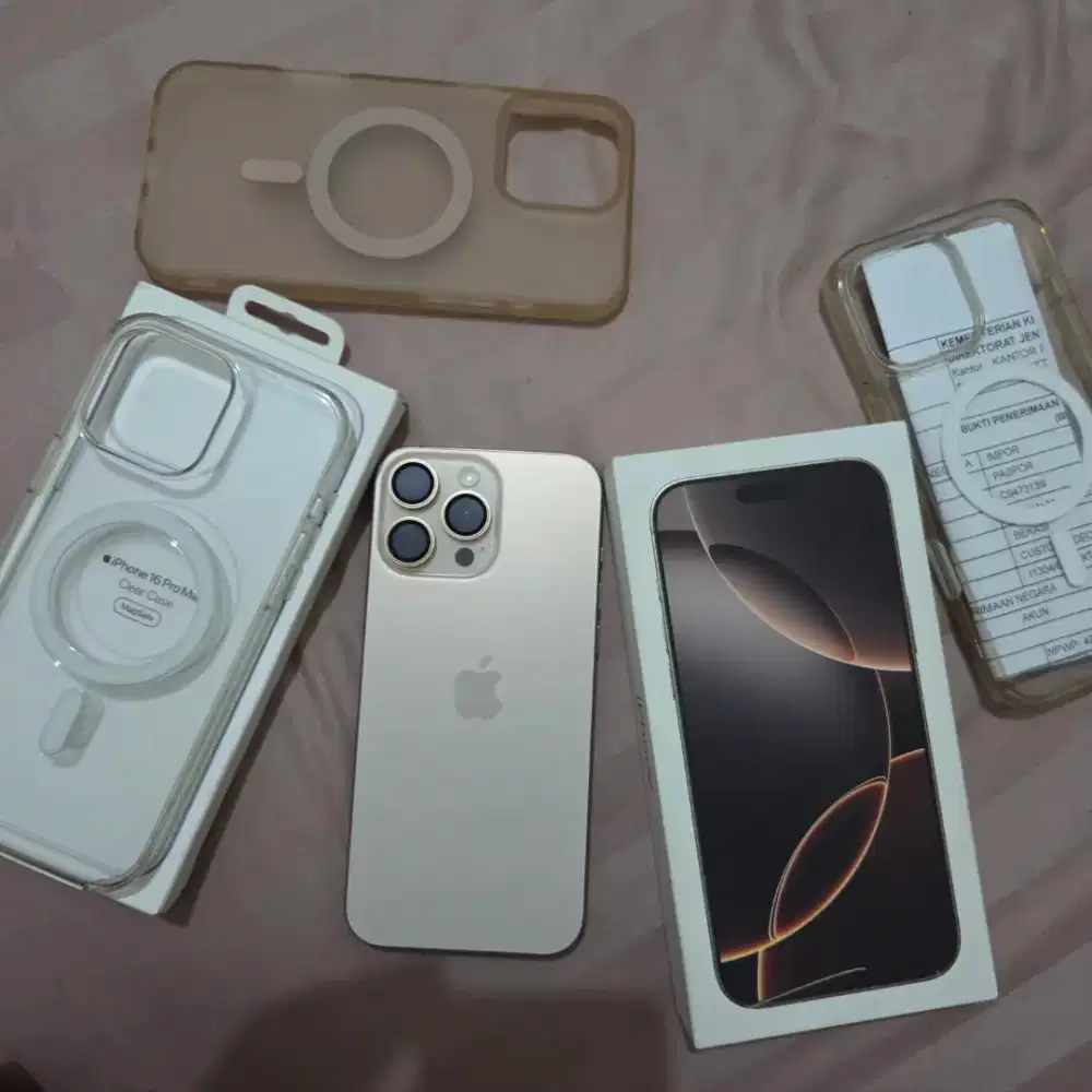 Iphone 16 Pro max 512GB Dessert Titanium Beacukai
