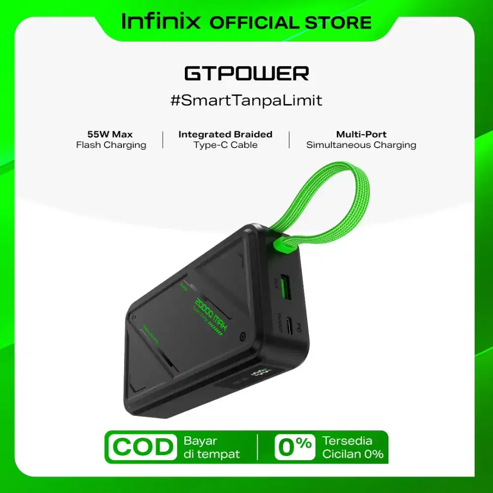 PowerBank Infinix Black 20.000 mah