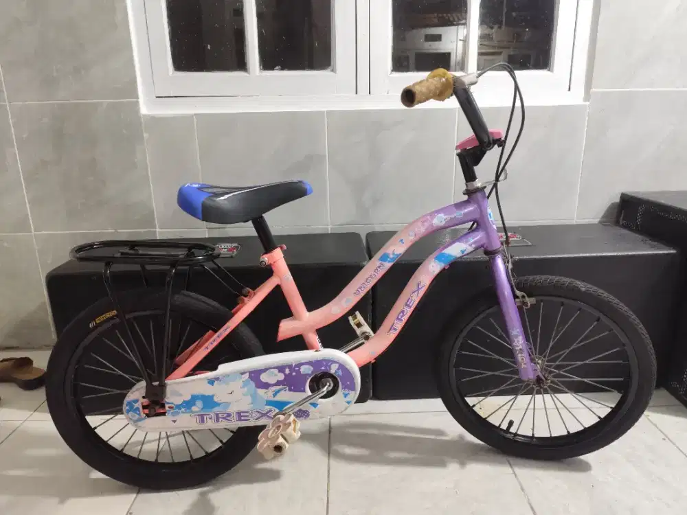 Sepeda ukuran 18 siap pakai